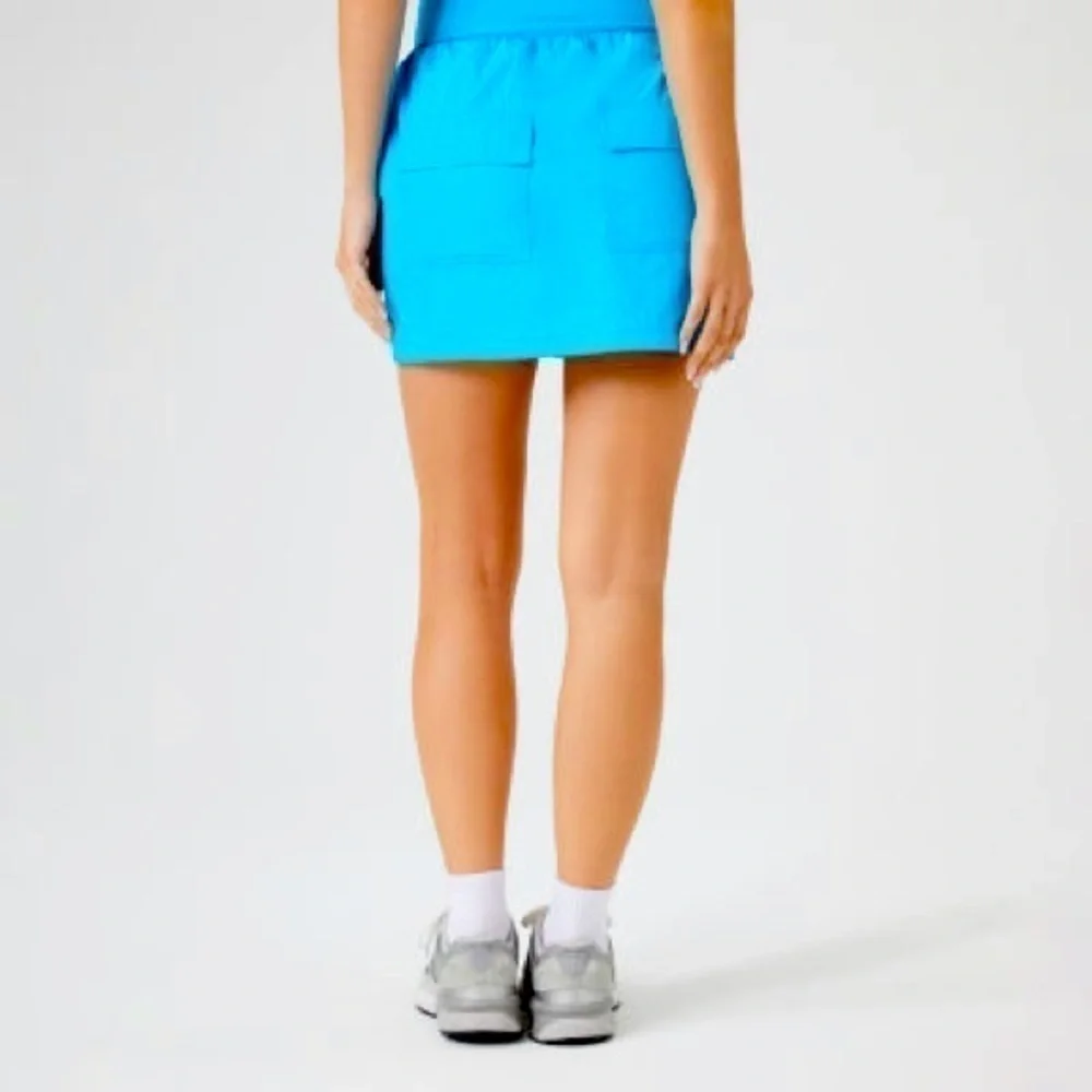 Y2K low rise Colorful active skirt Forever 21 nylon skirt 90s nostalgic block‎